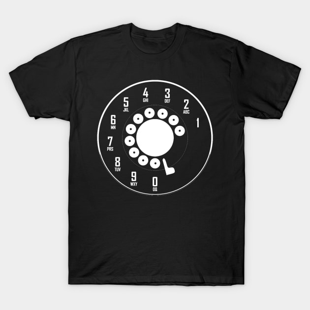 Vintage - Rotary Dial T-Shirt by Christyn Evans
